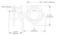 DAINOLITE, GLASGOW WALL DECORATIVE, WALL SCONCES