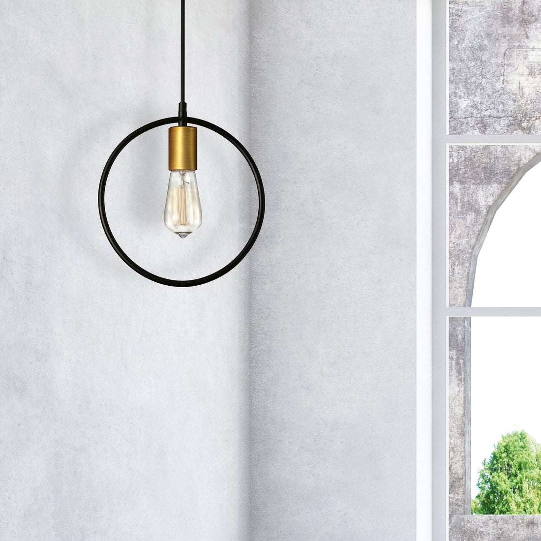 DAINOLITE, GEOMETRIC HANGING PENDANT, PENDANT LIGHT
