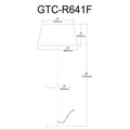 DAINOLITE LTD. GTC-R641F-MB-WH 324cfb14-b506-4837-ad93-683ed87ef349