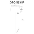 DAINOLITE, GRETCHEN FLOOR DECORATIVE, FLOOR LAMP