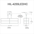 DAINOLITE, HILDEGARD HANGING CHANDELIER, CHANDELIER LIGHT