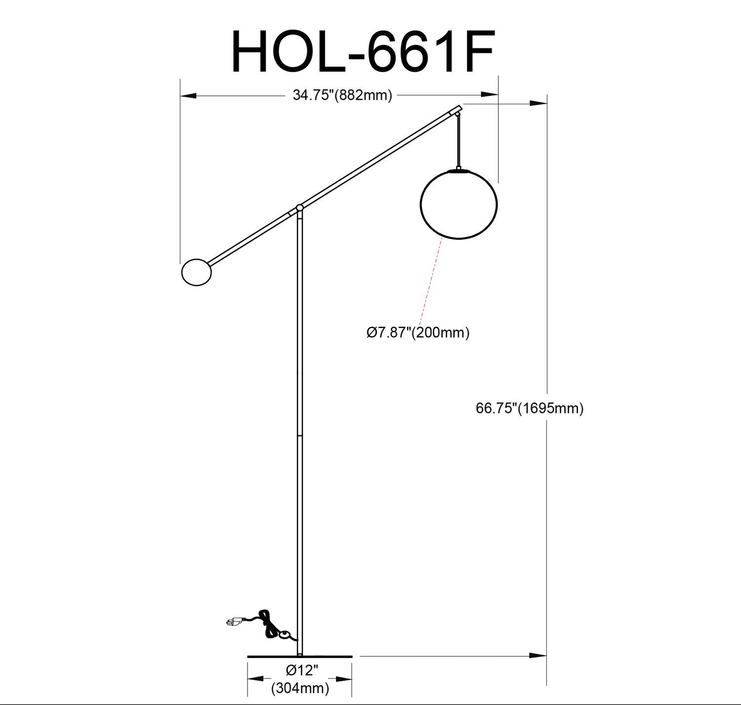 DAINOLITE, HOLLY FLOOR DECORATIVE, FLOOR LAMP