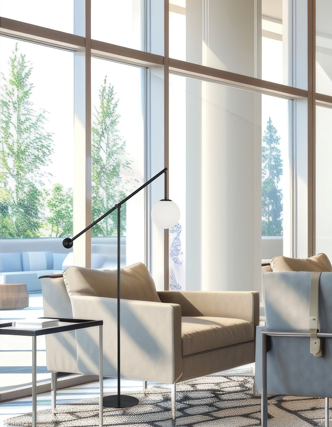 DAINOLITE, HOLLY FLOOR DECORATIVE, FLOOR LAMP