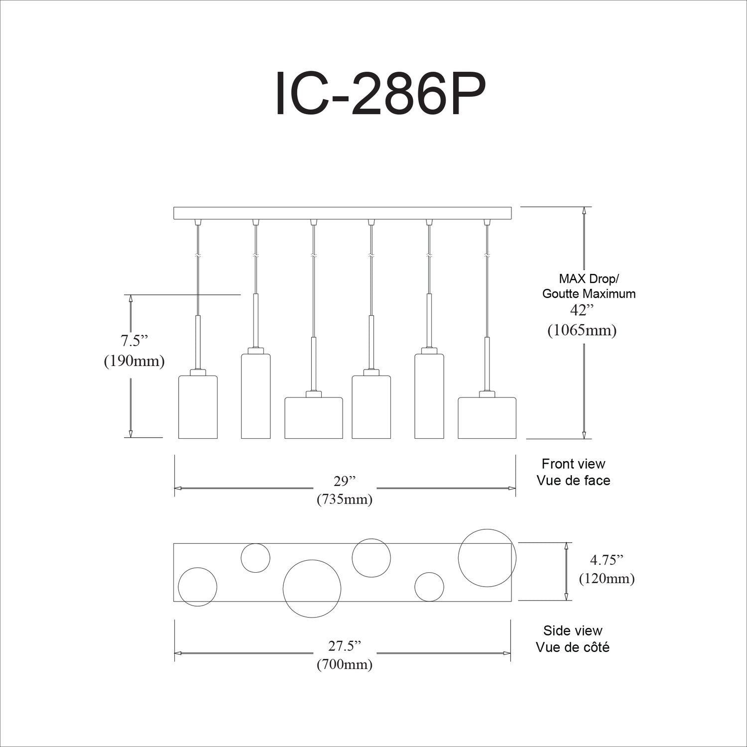 DAINOLITE LTD. IC-286P-PC 24cd7be5-1230-4c13-bc09-ffcd18dde830