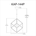 DAINOLITE, KAPPA HANGING PENDANT, PENDANT LIGHT