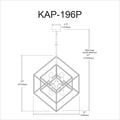 DAINOLITE, KAPPA HANGING PENDANT, PENDANT LIGHT