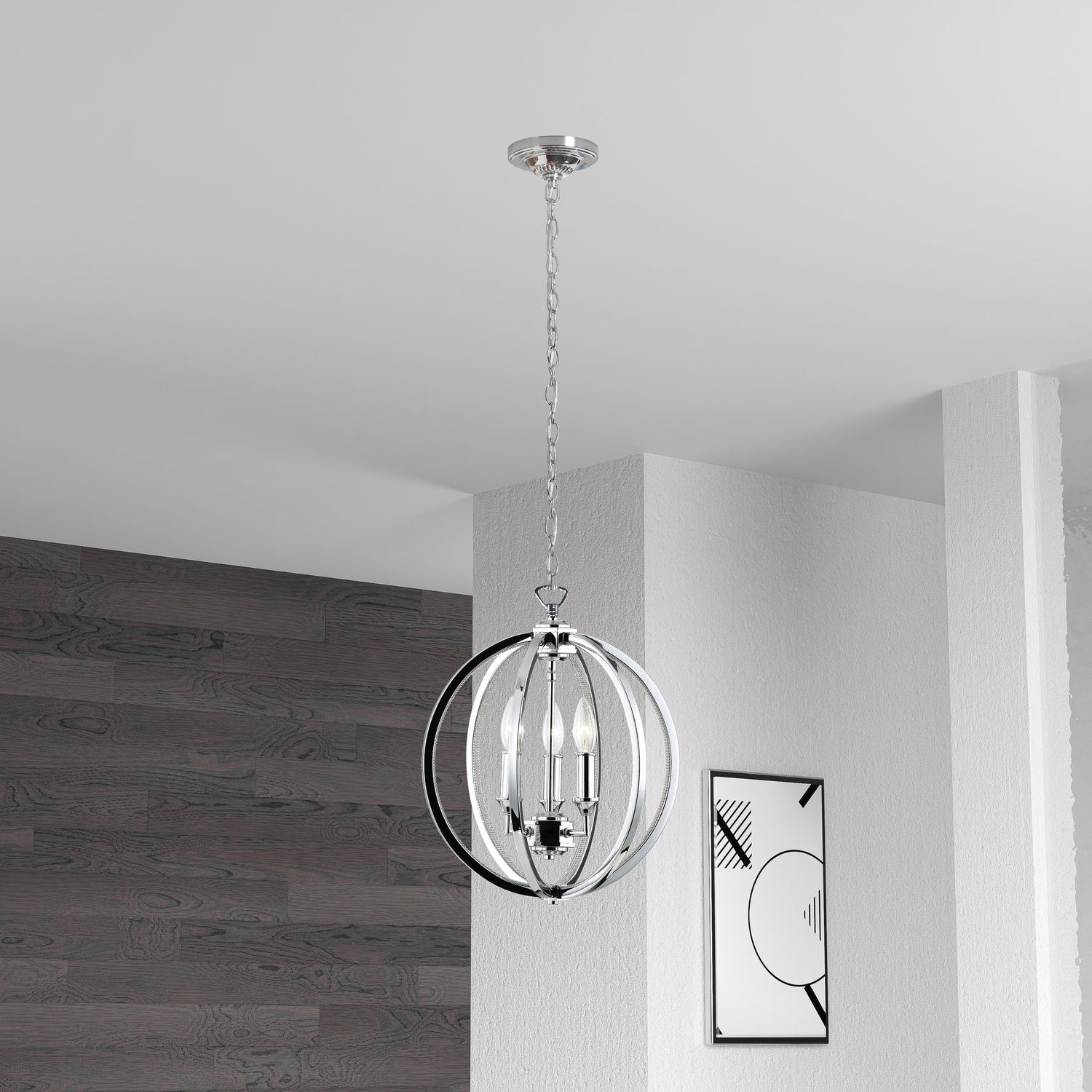 DAINOLITE, KARLAND HANGING CHANDELIER, CHANDELIER LIGHT