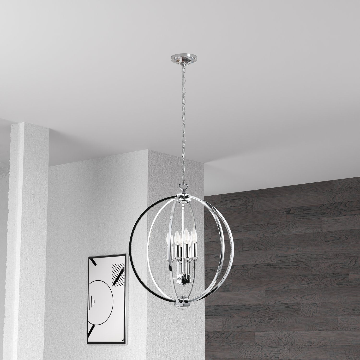 DAINOLITE, KARLAND HANGING CHANDELIER, CHANDELIER LIGHT