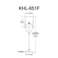 DAINOLITE, KHLOE FLOOR DECORATIVE, FLOOR LAMP