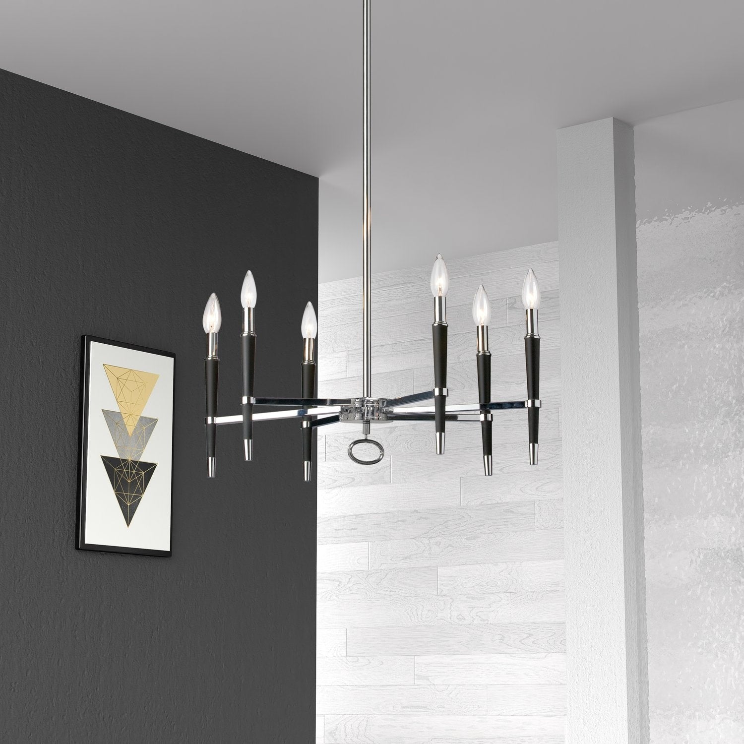 DAINOLITE, LANGFORD HANGING CHANDELIER, CHANDELIER LIGHT