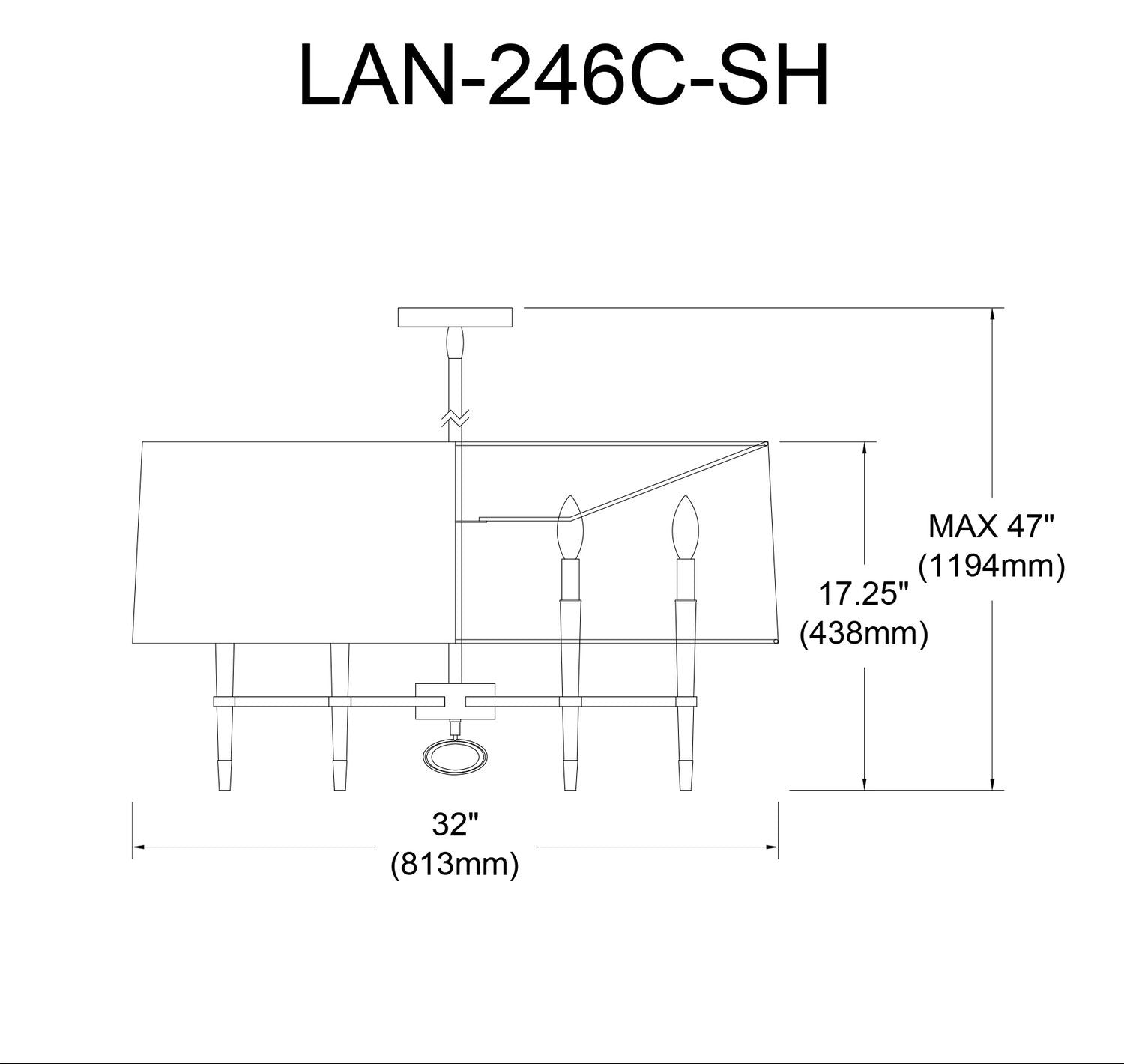 DAINOLITE, LANGFORD HANGING PENDANT, PENDANT LIGHT
