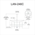DAINOLITE, LANGFORD HANGING CHANDELIER, CHANDELIER LIGHT