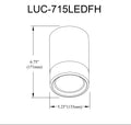 DAINOLITE, LUCIA CEILING FLUSH, FLUSH MOUNT CEILING LIGHTS