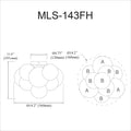 DAINOLITE, MILES CEILING FLUSH, FLUSH MOUNT CEILING LIGHTS