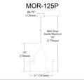 DAINOLITE, MORGAN HANGING PENDANT, PENDANT LIGHT