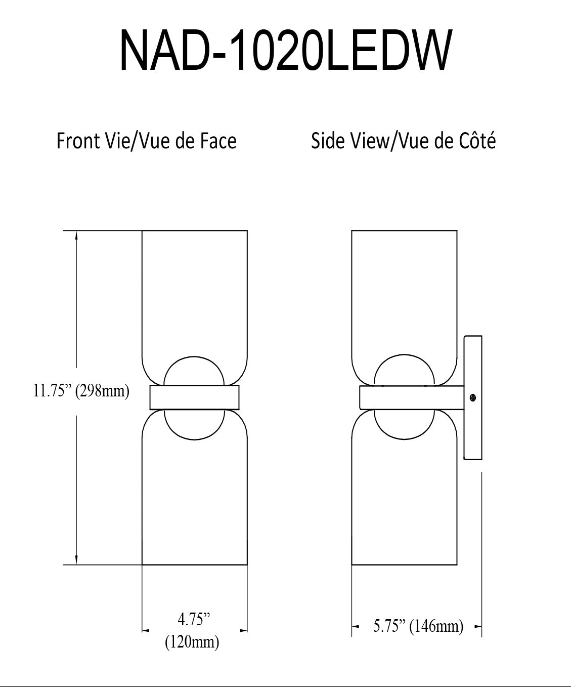 DAINOLITE LTD. NAD-1020LEDW-AGB 307bb855-a982-4946-a1f5-8fd00e41ad32