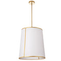 DAINOLITE, NOTCHED DRUM HANGING PENDANT, PENDANT LIGHT