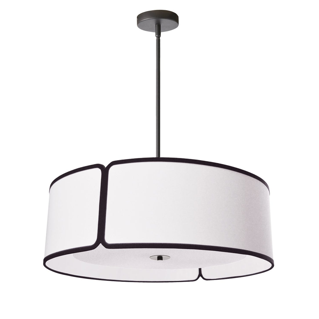 DAINOLITE, NOTCHED DRUM HANGING PENDANT, PENDANT LIGHT