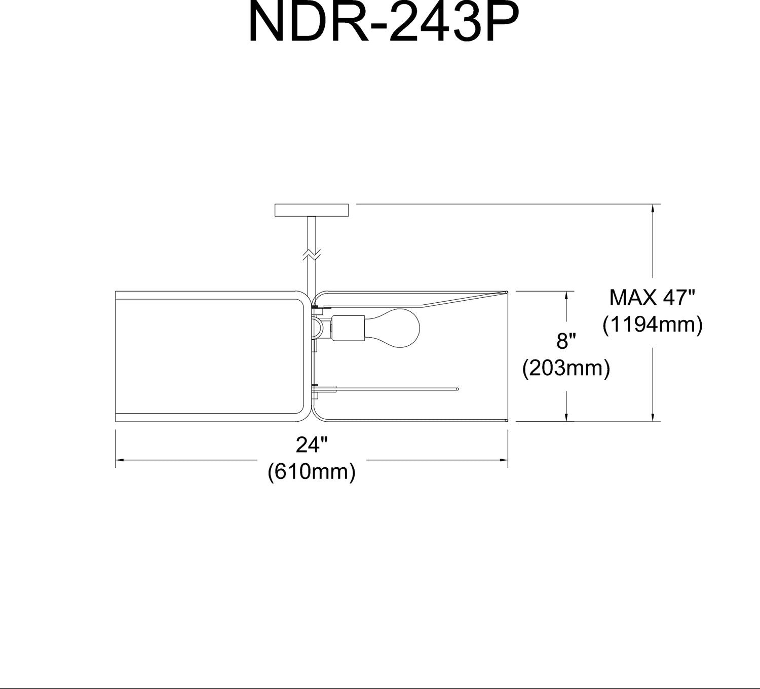 DAINOLITE, NOTCHED DRUM HANGING PENDANT, PENDANT LIGHT