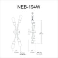 DAINOLITE, NEBRASKA WALL DECORATIVE, WALL SCONCES