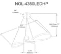 DAINOLITE, NOLA HANGING PENDANT, PENDANT LIGHT
