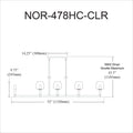 DAINOLITE, NORA HANGING CHANDELIER, CHANDELIER LIGHT