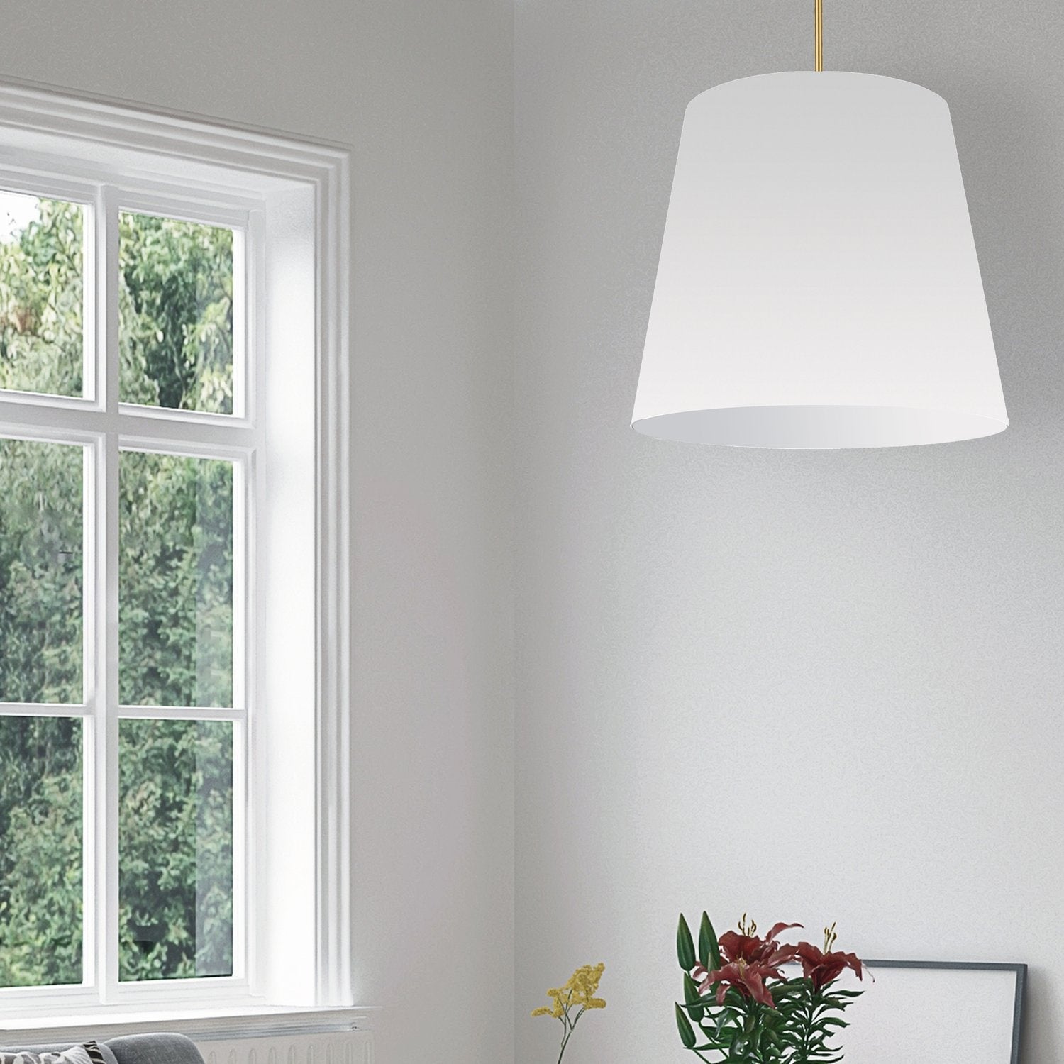 DAINOLITE, DRUM HANGING PENDANT, PENDANT LIGHT