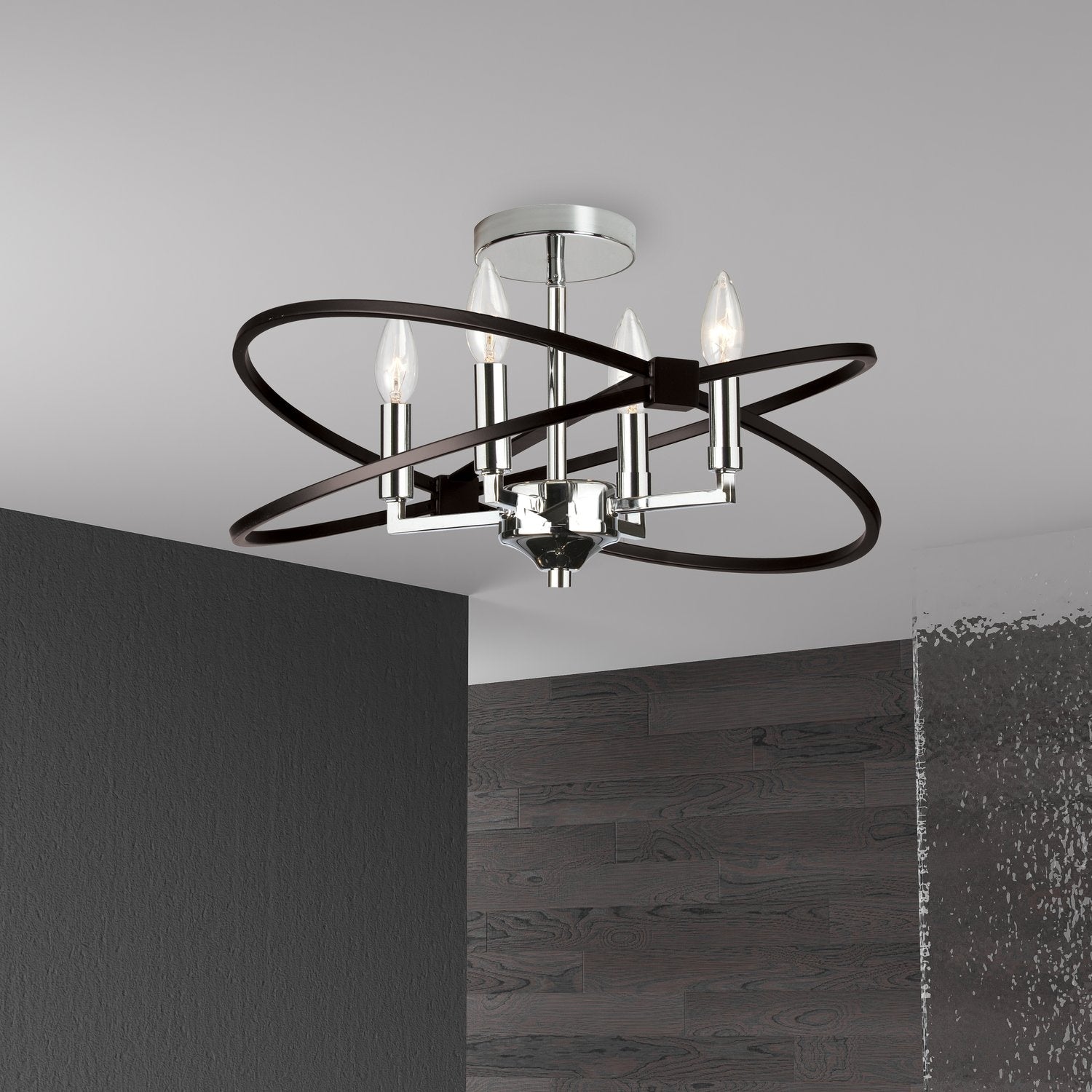 DAINOLITE, PALOMA CEILING SEMI FLUSH, SEMI FLUSH MOUNT LIGHT