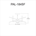 DAINOLITE, PALOMA CEILING SEMI FLUSH, SEMI FLUSH MOUNT LIGHT