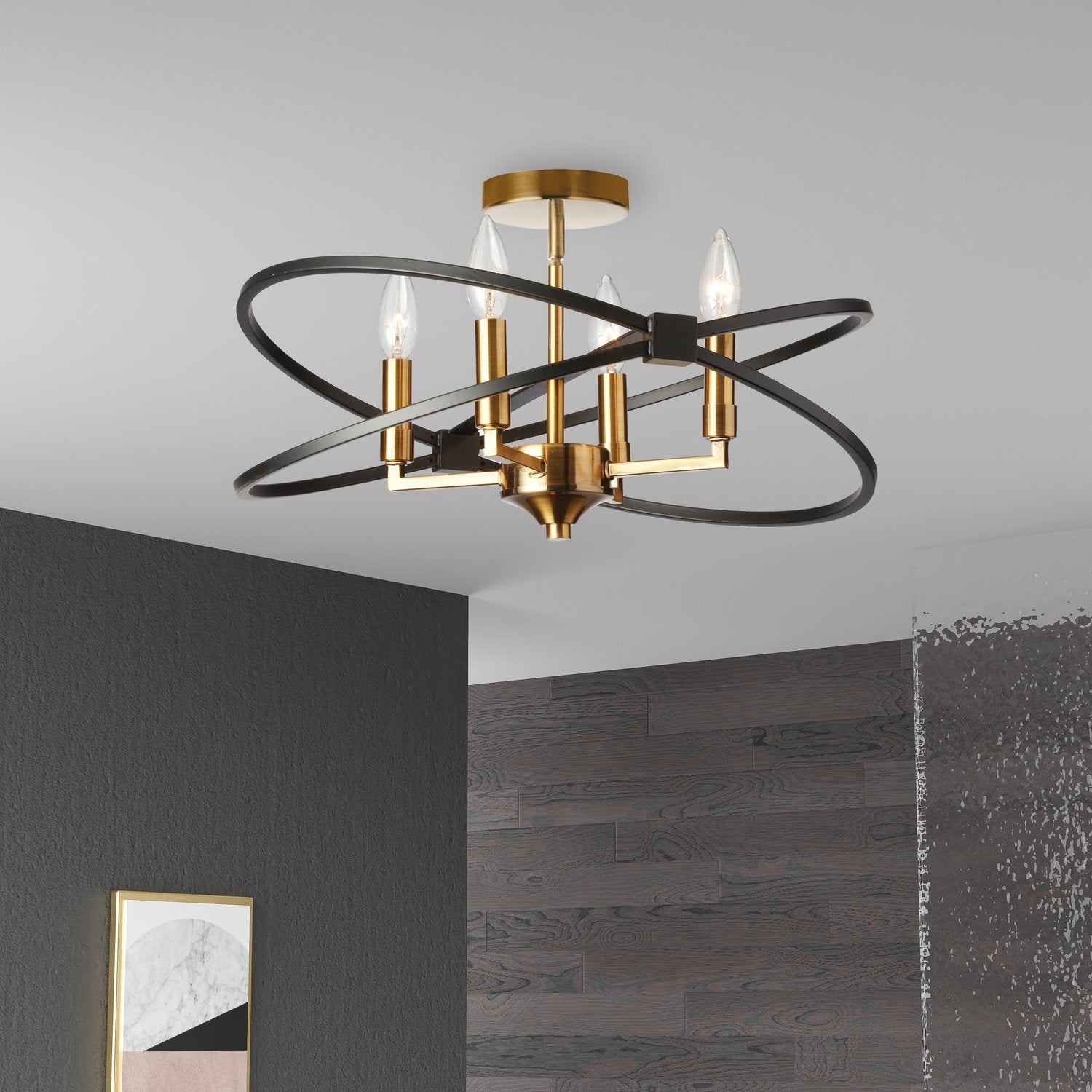 DAINOLITE, PALOMA CEILING SEMI FLUSH, SEMI FLUSH MOUNT LIGHT
