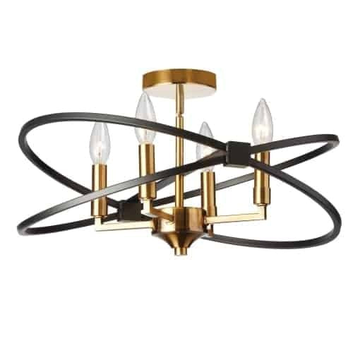 DAINOLITE, PALOMA CEILING SEMI FLUSH, SEMI FLUSH MOUNT LIGHT
