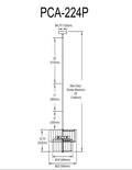 DAINOLITE, PACIFICA HANGING PENDANT, PENDANT LIGHT