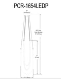 DAINOLITE, PACARI HANGING PENDANT, PENDANT LIGHT