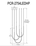 DAINOLITE, PACARI HANGING PENDANT, PENDANT LIGHT