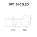 DAINOLITE DISPLAY/EXHIBIT WALL PICTURE LIGHT - Picture Lights