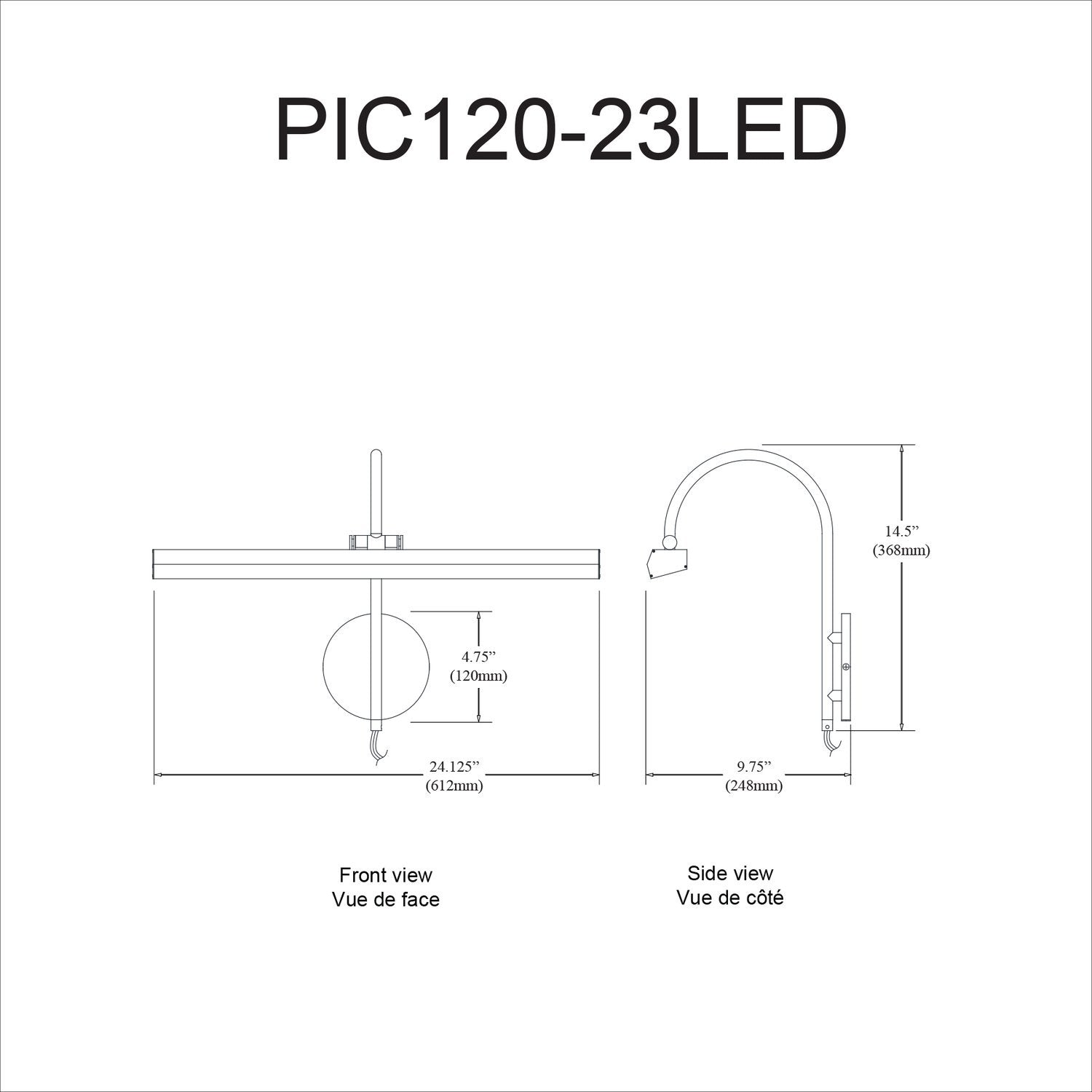 DAINOLITE DISPLAY/EXHIBIT WALL PICTURE LIGHT - Picture Lights