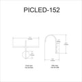 DAINOLITE DISPLAY/EXHIBIT WALL PICTURE LIGHT - Picture Lights