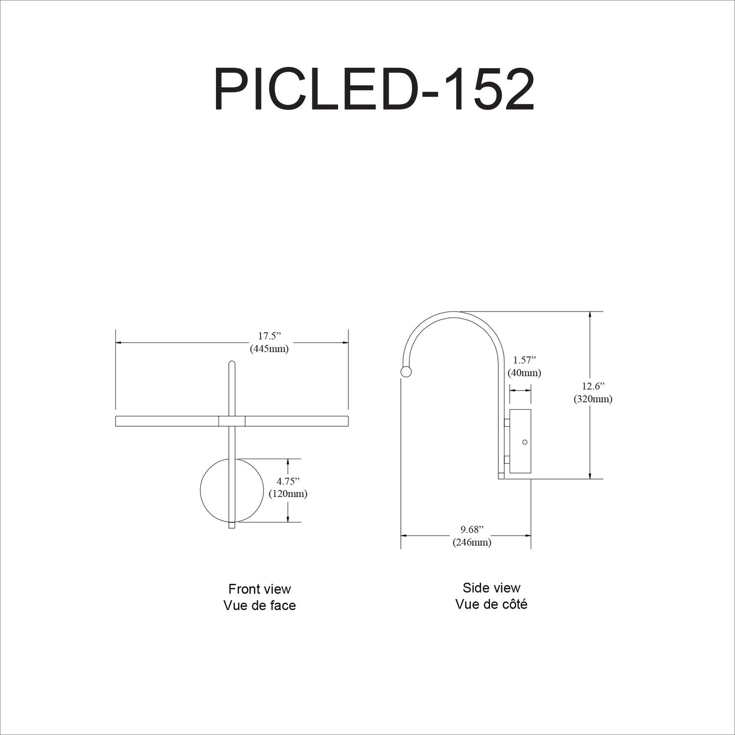 DAINOLITE DISPLAY/EXHIBIT WALL PICTURE LIGHT - Picture Lights