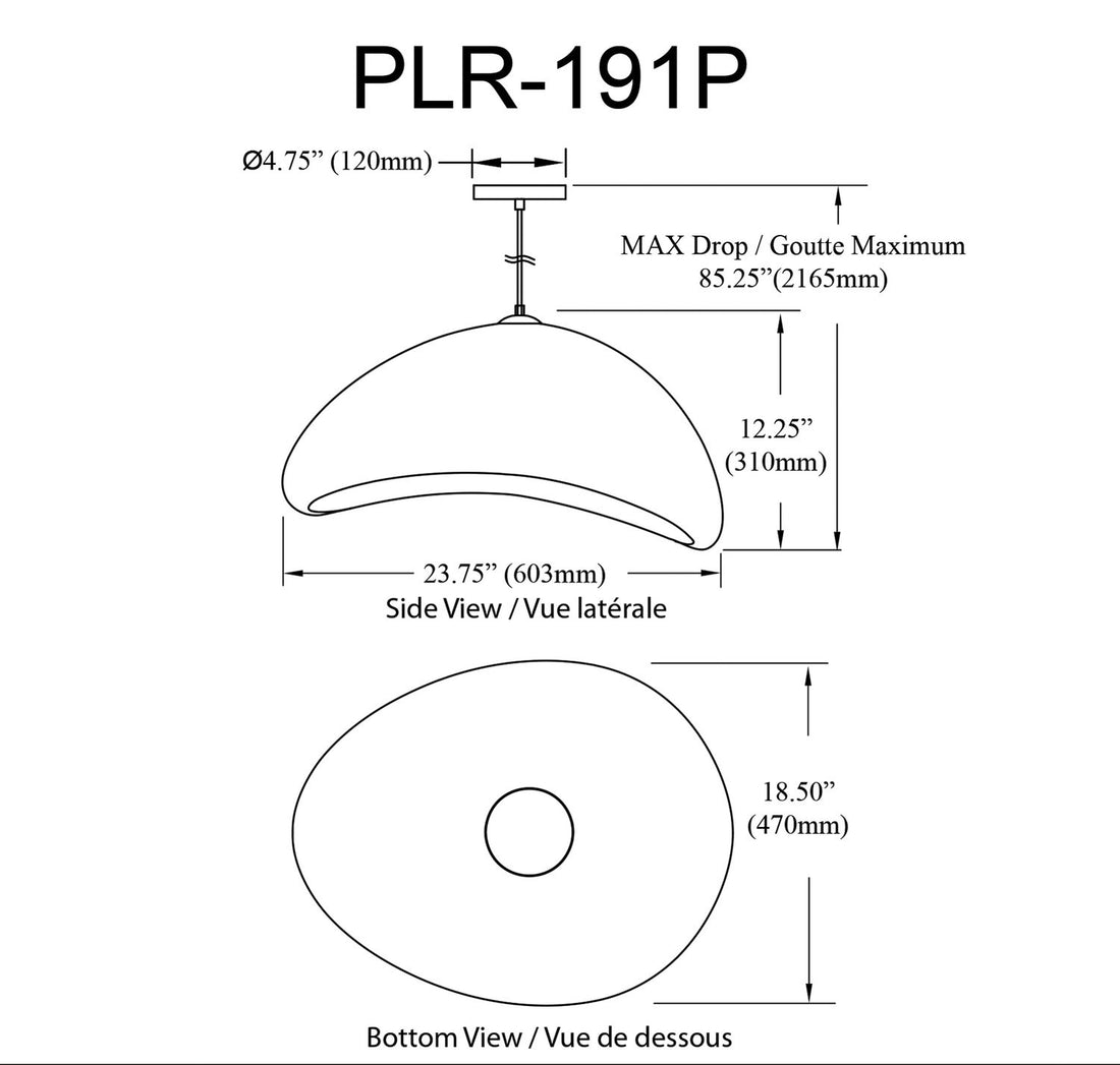 DAINOLITE, PILAR CEILING PENDANT, PENDANT LIGHT