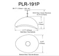 DAINOLITE, PILAR CEILING PENDANT, PENDANT LIGHT