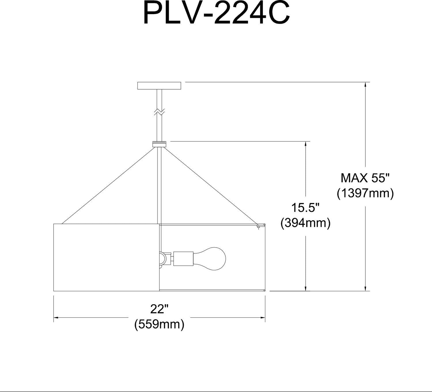 DAINOLITE, PALLAVI HANGING PENDANT, PENDANT LIGHT