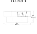 DAINOLITE, PHLOX CEILING FLUSH, FLUSH MOUNT CEILING LIGHTS