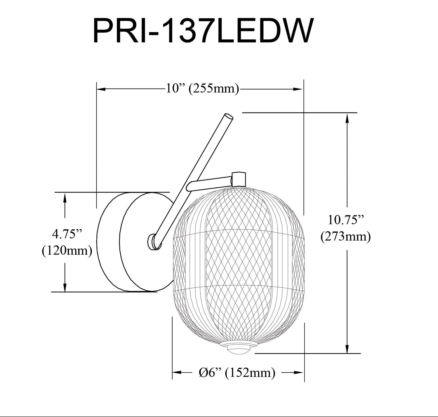 DAINOLITE LTD. PRI-137LEDW-AGB 72a7a841-f309-4263-aa47-01a5bd30b10f