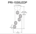 DAINOLITE, PERI HANGING PENDANT, PENDANT LIGHT