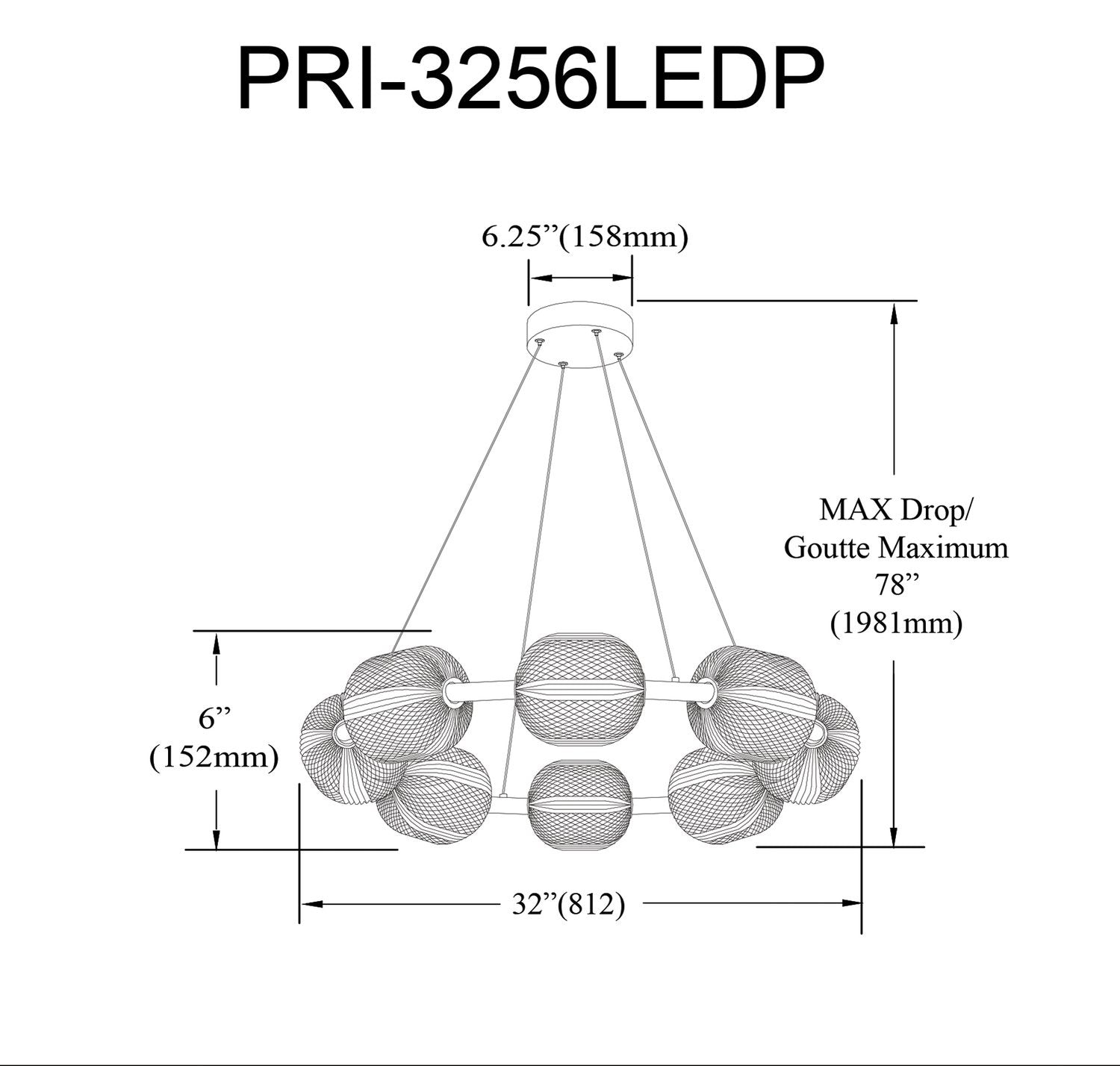 DAINOLITE LTD. PRI-3256LEDP-MB 16b014e1-2dd5-4853-83ad-cd1b8b61b911