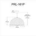 DAINOLITE, POUREL HANGING PENDANT, PENDANT LIGHT