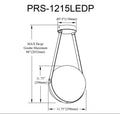 DAINOLITE, PERSIS HANGING PENDANT, PENDANT LIGHT
