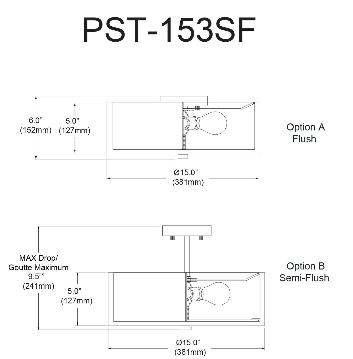 DAINOLITE LTD. PST-153SF-AGB-WH 07fd019b-a9a0-4cd1-8713-e5430f2a91d7