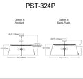 DAINOLITE, PRESTON HANGING PENDANT, PENDANT LIGHT