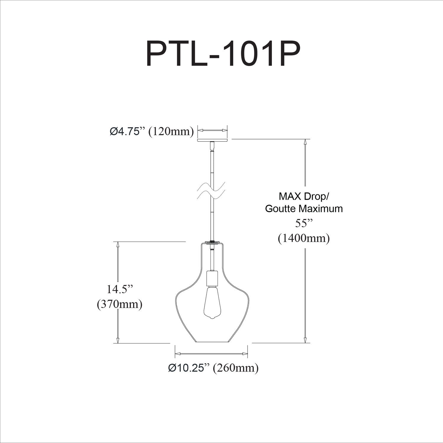 DAINOLITE, PETALITE HANGING PENDANT, PENDANT LIGHT